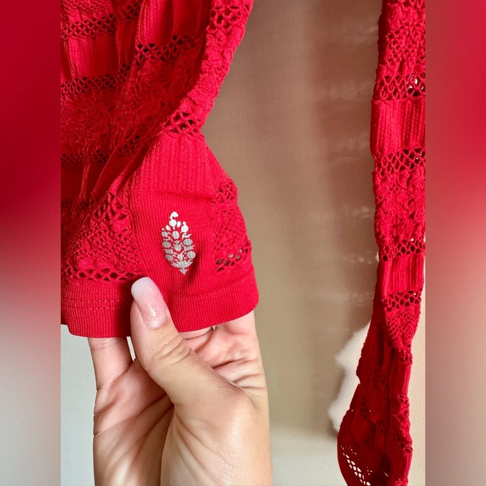NWOT Free People Movement Take On Me Layer Top-Winterberry